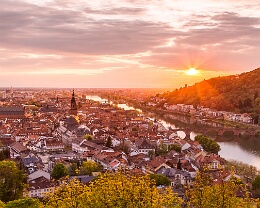 Neckarblick-1 Heidelberg Erhältlich in folgenden Ausführungen und Größen: Passepartout 40x30 cm, weiss, (Sichtmaß 29x19 cm) Motiv auf Fotopapier 260g glossy FineArt Print auf Fotopapier...